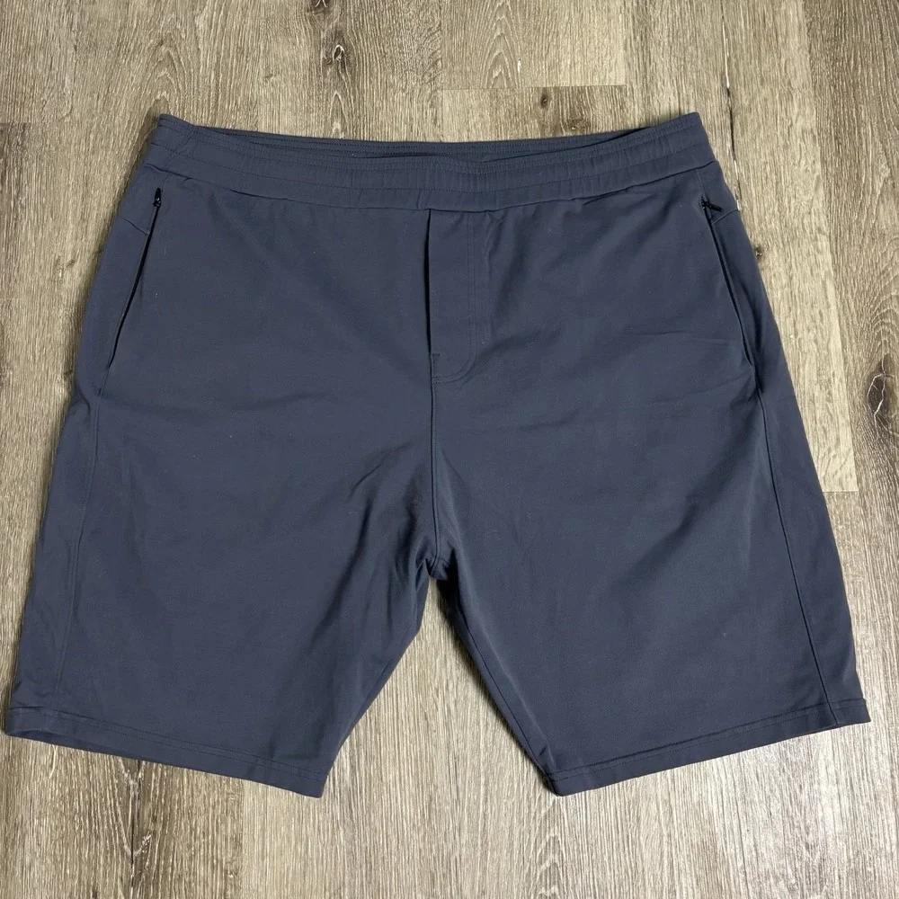 Public Rec Men's Gamechanger Rec Shorts 42R Navy Everyday Drawstring Relaxed